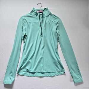 Nike Dri Fit Women's Aqua Long Sleeve Top